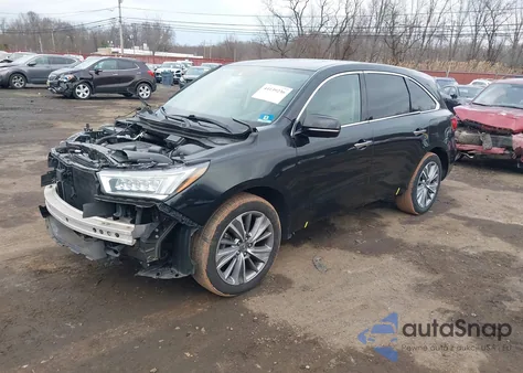 2018 Acura Mdx Technology Package Acurawatch Plus Pkg z USA, uszkodzony, nr VIN 5J8YD4H5XJL013788